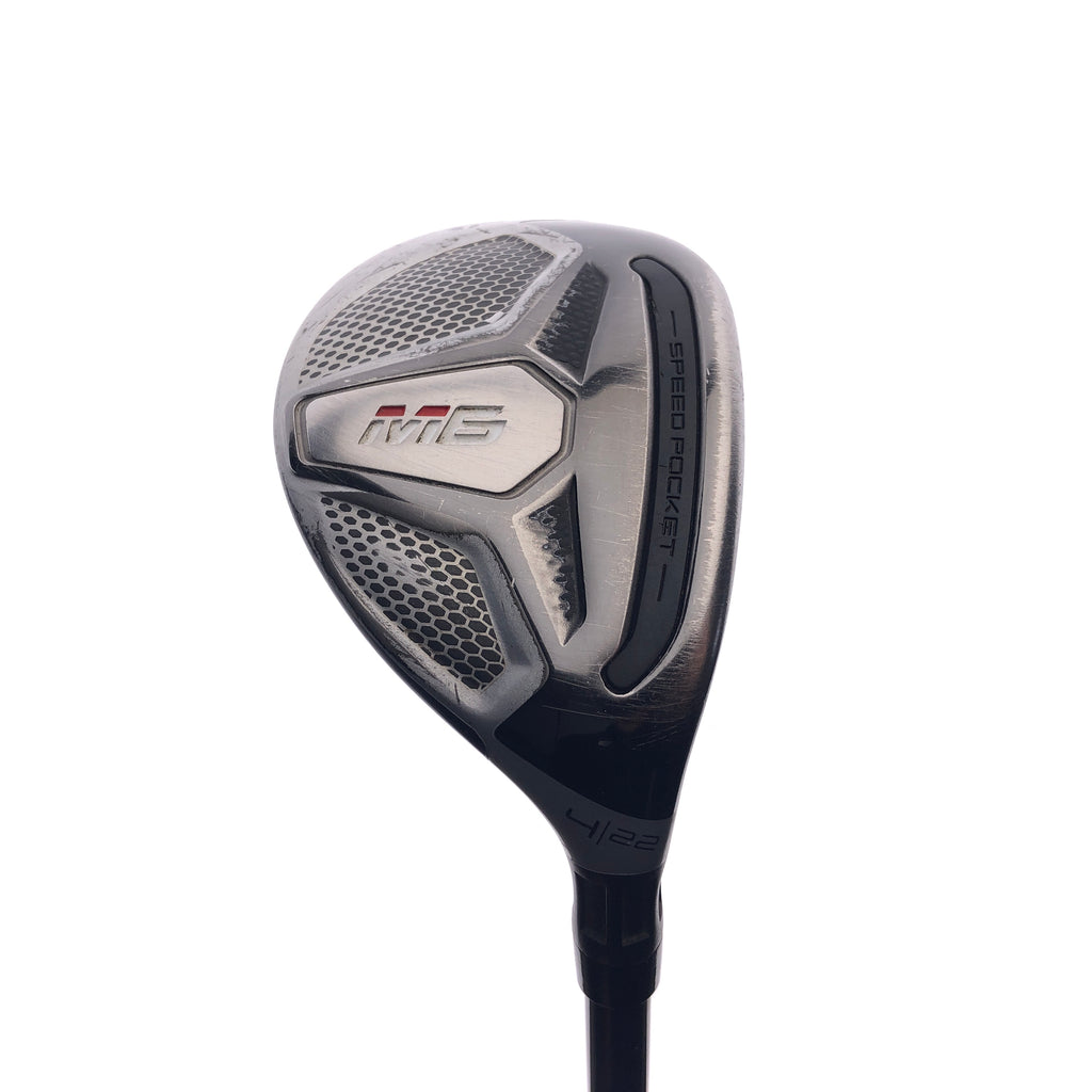 Used TaylorMade M6 4 Hybrid / 22 Degrees / Regular Flex