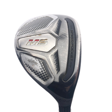 Used TaylorMade M6 4 Hybrid / 22 Degrees / Stiff Flex