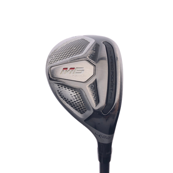 Used TaylorMade M6 4 Hybrid / 22 Degrees / Stiff Flex