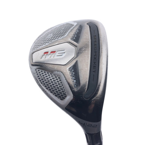 Used TaylorMade M6 4 Hybrid / 22.0 Degrees / Stiff Flex