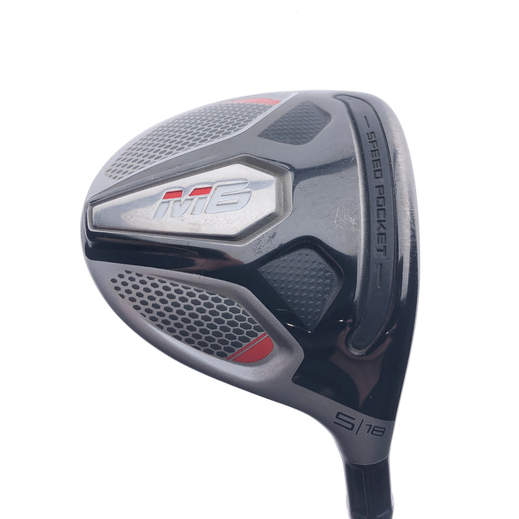 Used TaylorMade M6 5 Fairway Wood / 18.0 Degrees / Stiff Flex