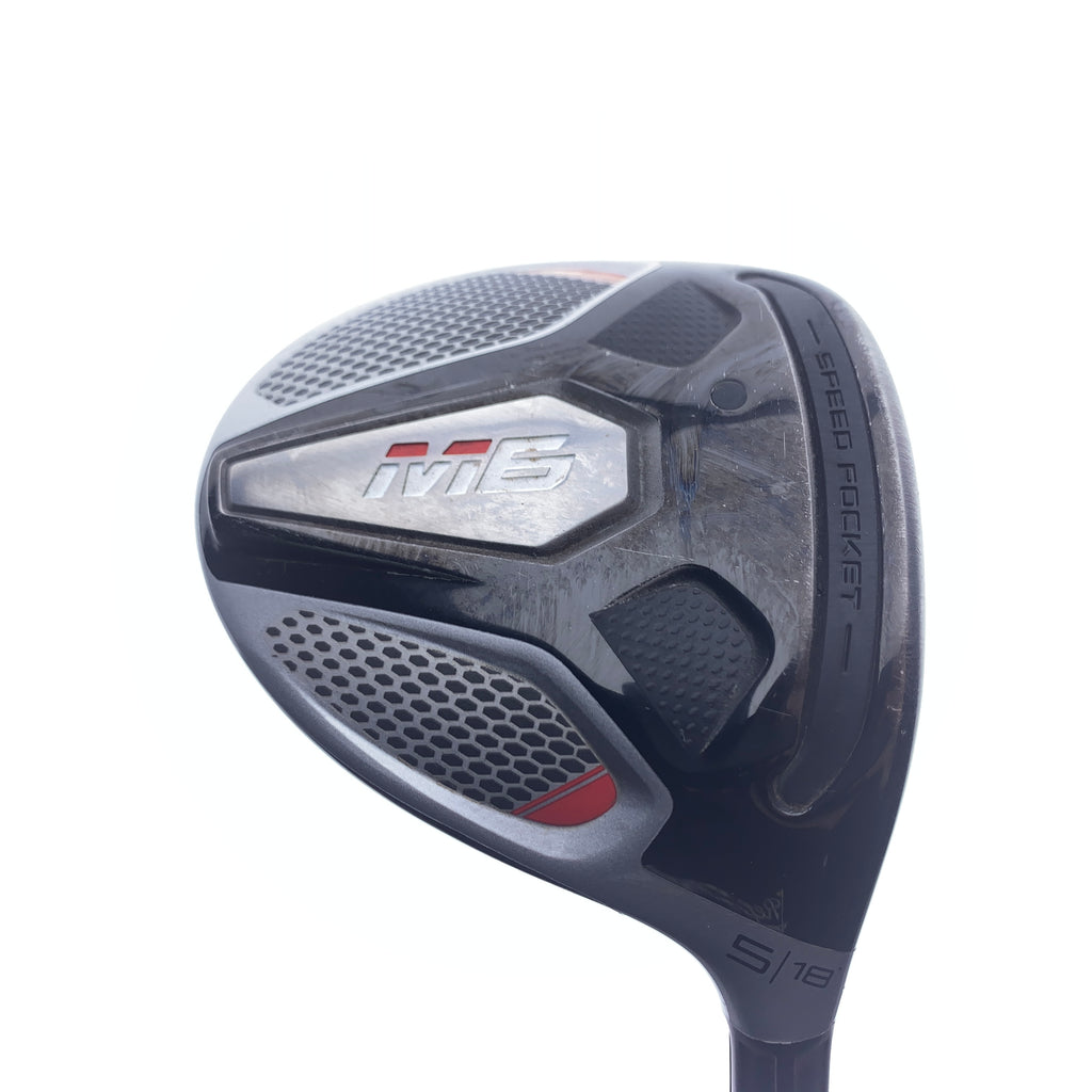 Used TaylorMade M6 5 Fairway Wood / 18.0 Degrees / TX Flex