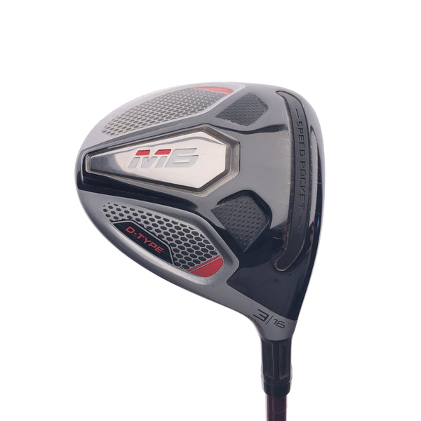 Used TaylorMade M6 D-Type 3 Fairway Wood / 16 Degrees / A Flex