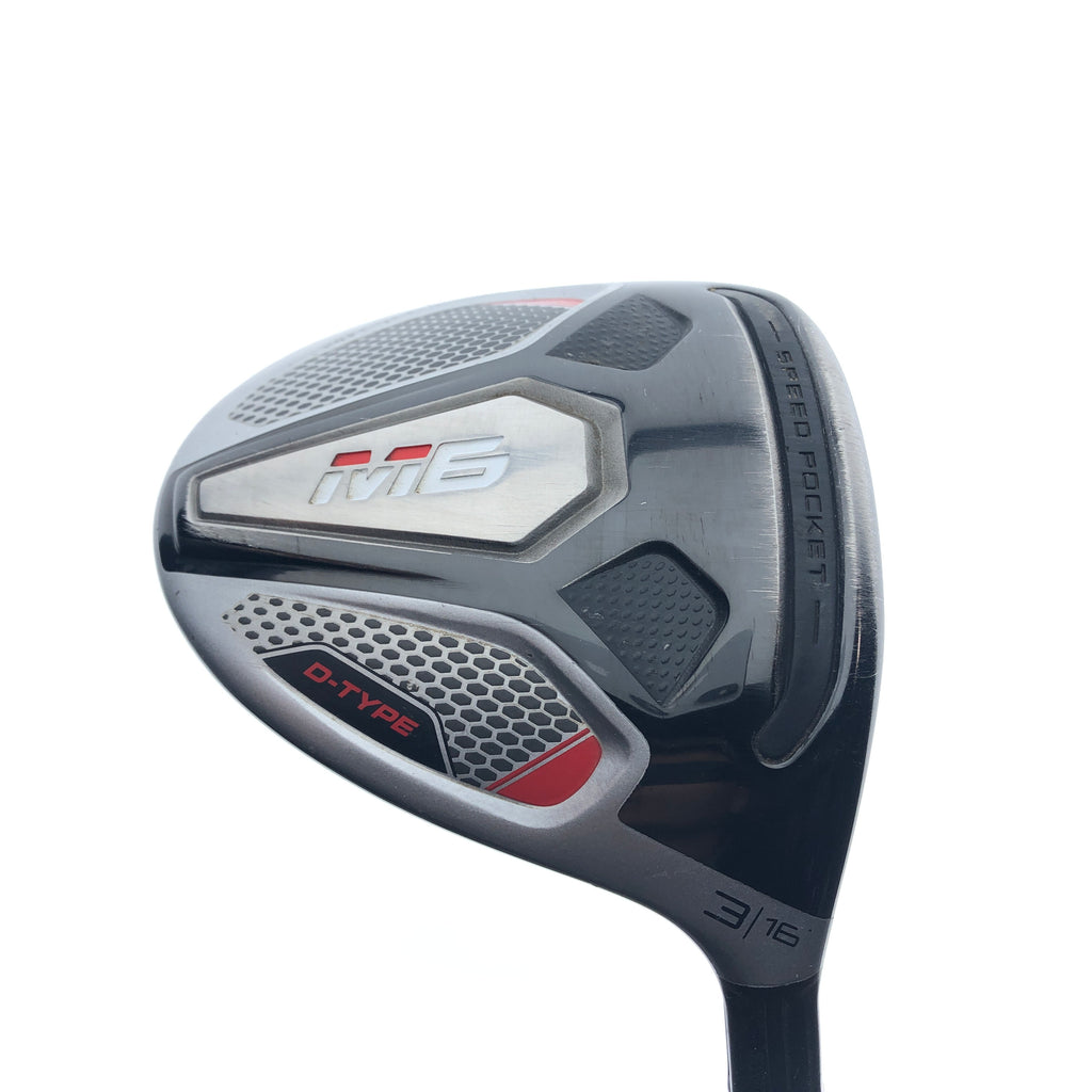 Used TaylorMade M6 D-Type 3 Fairway Wood / 16.0 Degrees / Senior Flex