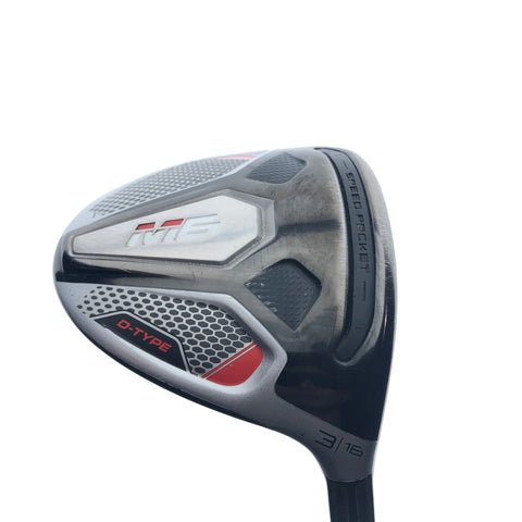 Used TaylorMade M6 D-Type 3 Fairway Wood / 16.0 Degrees / Stiff Flex