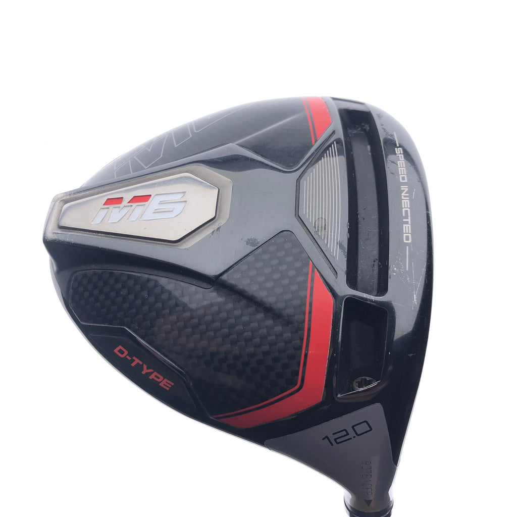 Used TaylorMade M6 D-Type Driver / 12.0 Degrees / Regular Flex