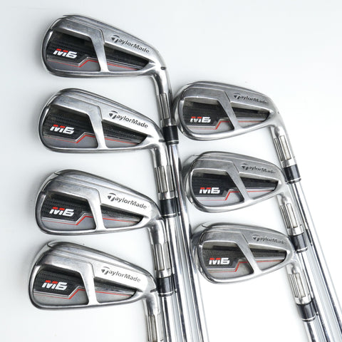 Used TaylorMade M6 Iron Set / 4 - PW / Regular Flex