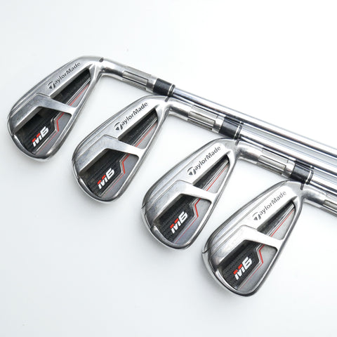 Used TaylorMade M6 Iron Set / 4 - PW / Regular Flex