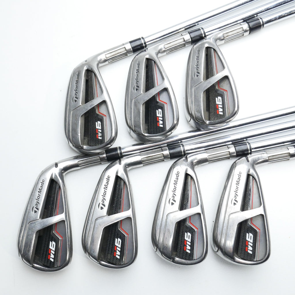 Used TaylorMade M6 Iron Set / 4 - PW / Regular Flex