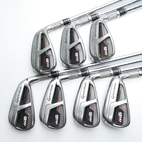 Used TaylorMade M6 Iron Set / 4 - PW / Regular Flex