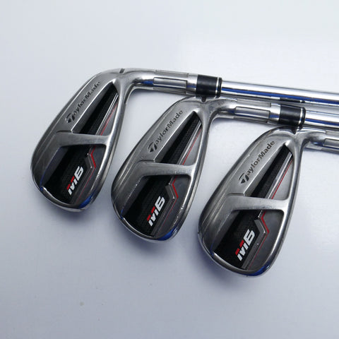 Used TaylorMade M6 Iron Set / 4 - PW / Stiff Flex