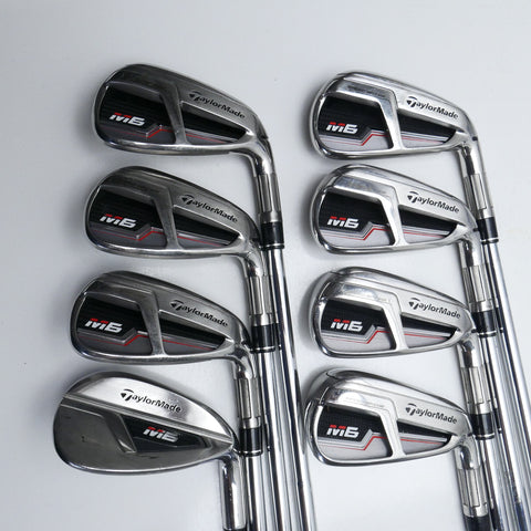 Used TaylorMade M6 Iron Set / 4 - SW / Stiff Flex