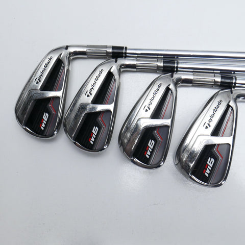 Used TaylorMade M6 Iron Set / 4 - SW / Stiff Flex