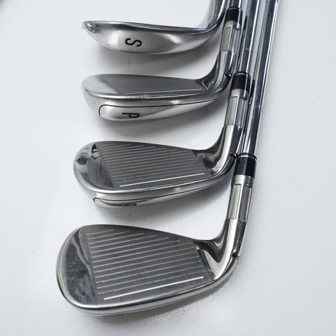 Used TaylorMade M6 Iron Set / 4 - SW / Stiff Flex