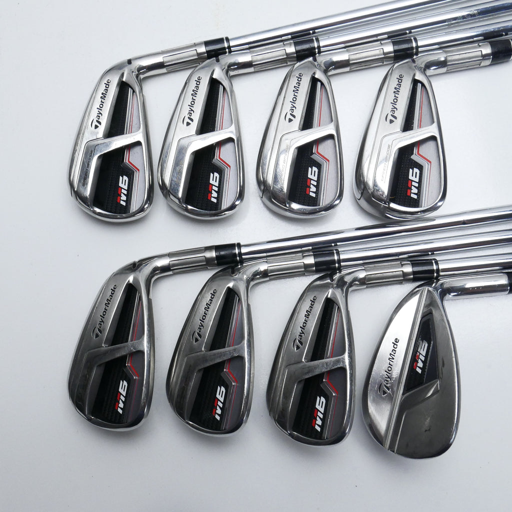 Used TaylorMade M6 Iron Set / 4 - SW / Stiff Flex