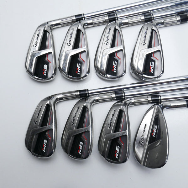 Used TaylorMade M6 Iron Set / 4 - SW / Stiff Flex