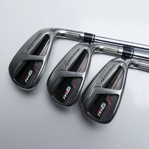 Used TaylorMade M6 Iron Set / 5 - PW / Stiff Flex