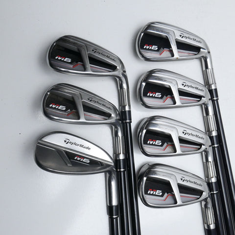 Used TaylorMade M6 Iron Set / 5 - SW / Regular Flex