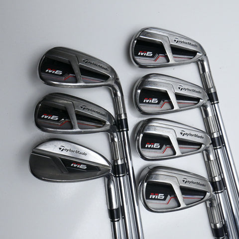 Used TaylorMade M6 Iron Set / 5 - SW / Regular Flex