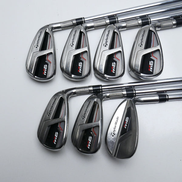 Used TaylorMade M6 Iron Set / 5 - SW / Regular Flex