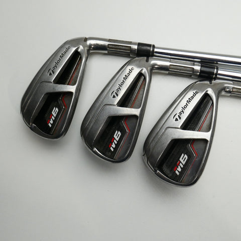 Used TaylorMade M6 Iron Set / 6 - PW / Stiff Flex