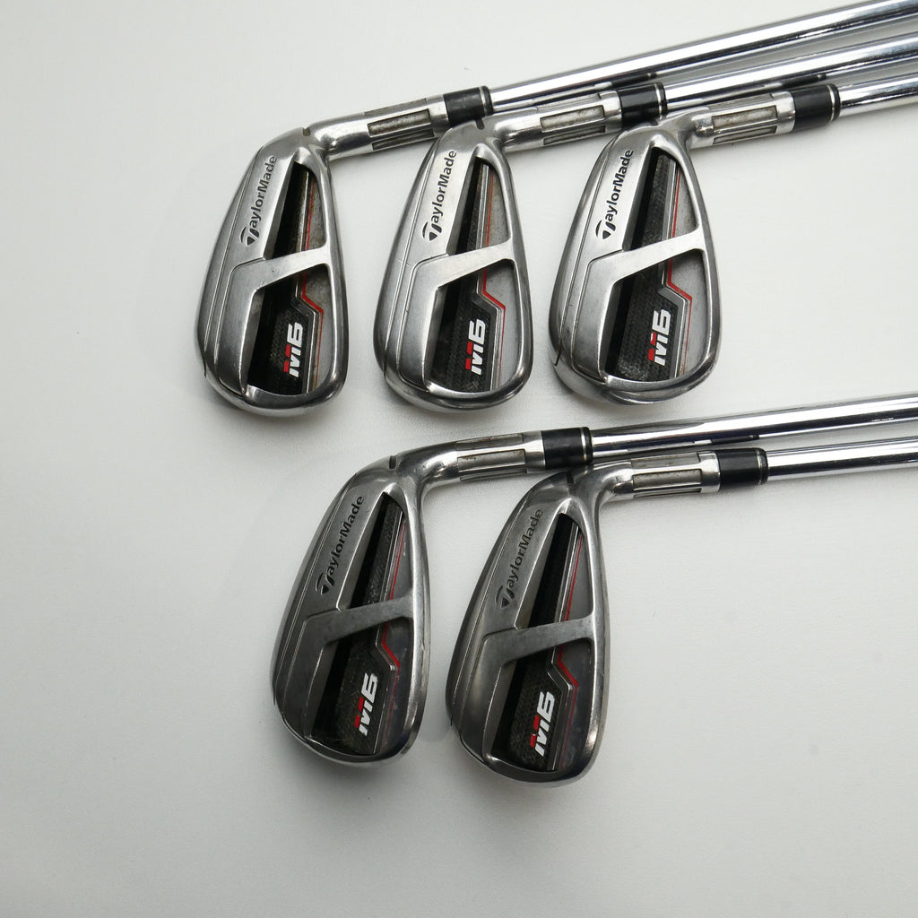 Used TaylorMade M6 Iron Set / 6 - PW / Stiff Flex