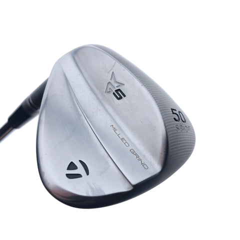 Used TaylorMade MG5 Chrome Gap Wedge / 50.0 Degrees / Wedge Flex / Left-Handed