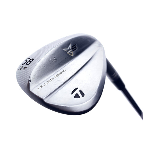 Used TaylorMade MG5 Chrome Lob Wedge / 58.0 Degrees / Wedge Flex