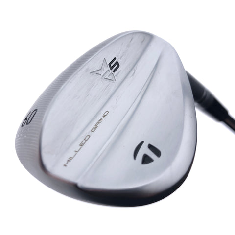 Used TaylorMade MG5 Chrome Lob Wedge / 60.0 Degrees / Wedge Flex