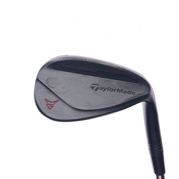 Used TaylorMade Milled Grind 2 Black Approach Wedge / 52.0 Degrees / Stiff Flex
