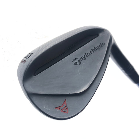 Used TaylorMade Milled Grind 2 Black Gap Wedge / 50.0 Degrees / Stiff Flex