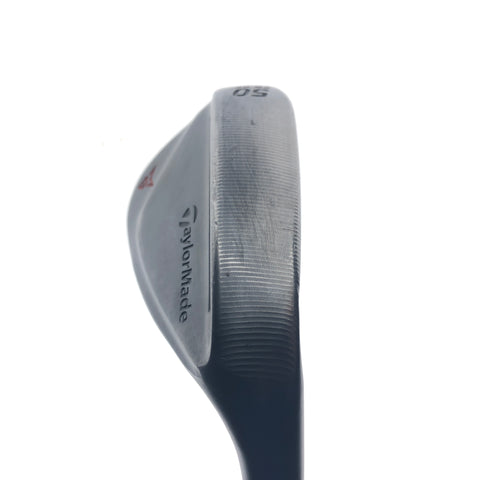 Used TaylorMade Milled Grind 2 Black Gap Wedge / 50.0 Degrees / Stiff Flex
