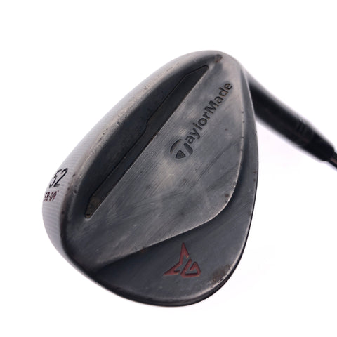 Used TaylorMade Milled Grind 2 Black Gap Wedge / 52 Degrees / Stiff Flex