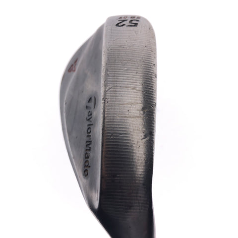 Used TaylorMade Milled Grind 2 Black Gap Wedge / 52 Degrees / Stiff Flex