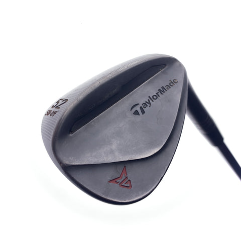 Used TaylorMade Milled Grind 2 Black Gap Wedge / 52.0 Degrees / Stiff Flex