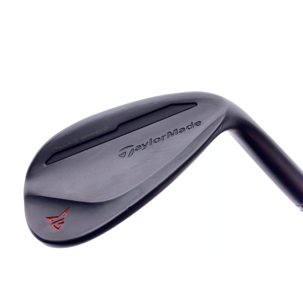 Used TaylorMade Milled Grind 2 Black Gap Wedge / 52.0 Degrees / Stiff Flex