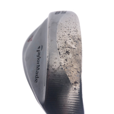 Used TaylorMade Milled Grind 2 Black Lob Wedge / 58.0 Degrees / X-Stiff Flex