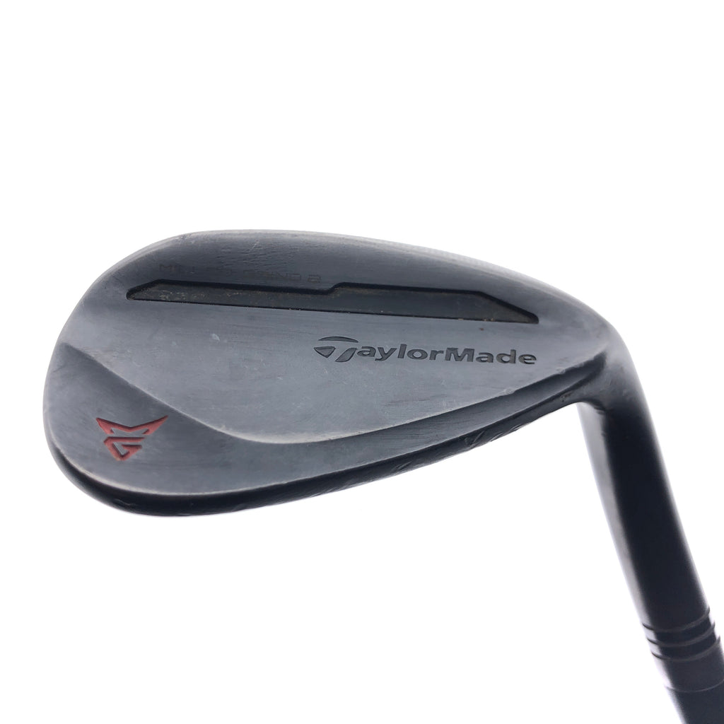 Used TaylorMade Milled Grind 2 Black Lob Wedge / 60.0 Degrees / Stiff Flex