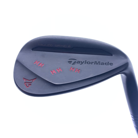 Used TaylorMade Milled Grind 2 Black Sand Wedge / 56.0 Degrees / Wedge Flex