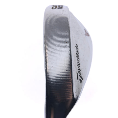 Used TaylorMade Milled Grind 2 Chrome Gap Wedge / 50 Degrees / Stiff Flex / L-H
