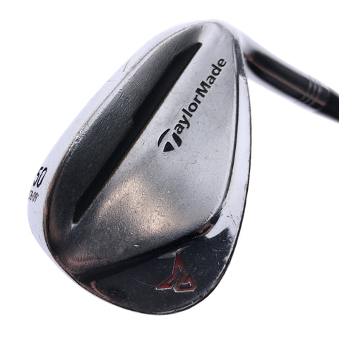 Used TaylorMade Milled Grind 2 Chrome Gap Wedge / 50.0 Degrees / Stiff Flex