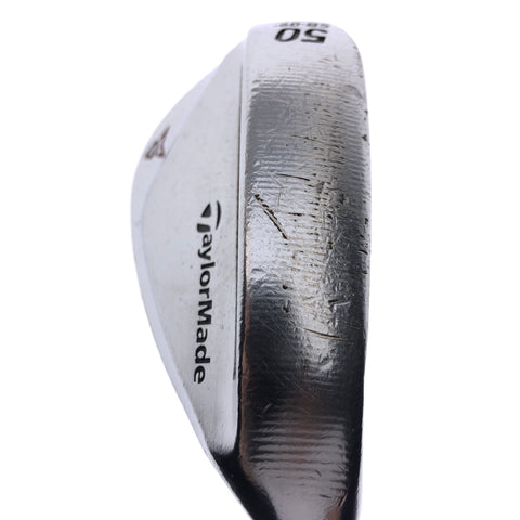 Used TaylorMade Milled Grind 2 Chrome Gap Wedge / 50.0 Degrees / Stiff Flex