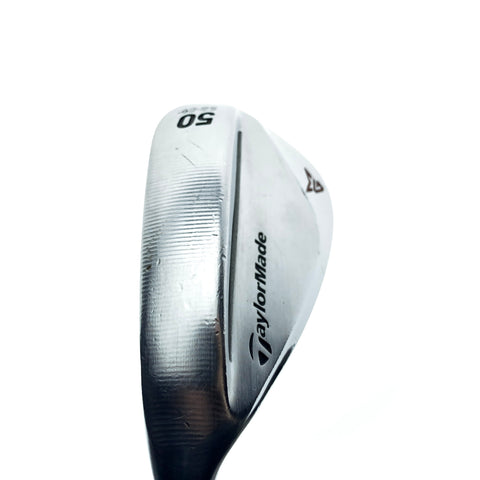 Used TaylorMade Milled Grind 2 Chrome Gap Wedge / 50.0 Degrees / X-Stiff / Left
