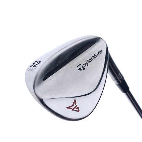 Used TaylorMade Milled Grind 2 Chrome Gap Wedge / 52.0 Degrees / Stiff Flex