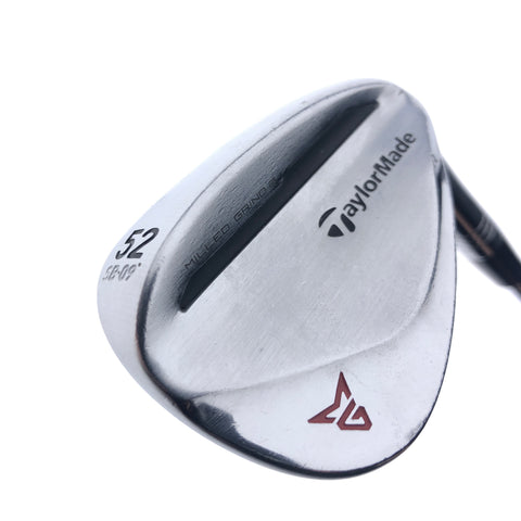 Used TaylorMade Milled Grind 2 Chrome Gap Wedge / 52.0 Degrees / Stiff Flex