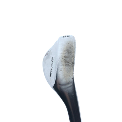 Used TaylorMade Milled Grind 2 Chrome Lob Wedge / 58.0 Degrees / Stiff Flex
