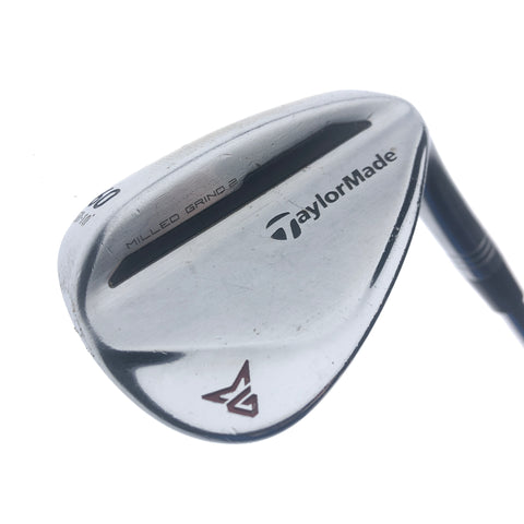 Used TaylorMade Milled Grind 2 Chrome Lob Wedge / 60.0 Degrees / Stiff Flex
