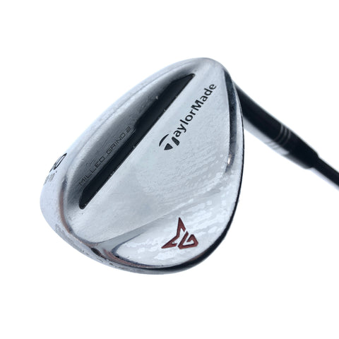 Used TaylorMade Milled Grind 2 Chrome Lob Wedge / 60.0 Degrees / Stiff Flex
