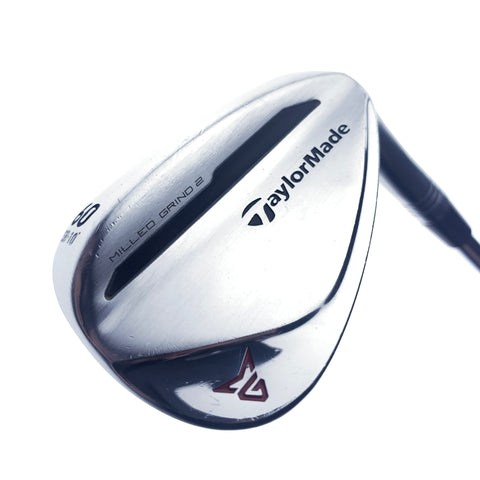 Used TaylorMade Milled Grind 2 Chrome Lob Wedge / 60.0 Degrees / Stiff Flex