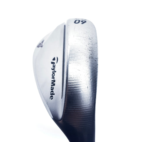 Used TaylorMade Milled Grind 2 Chrome Lob Wedge / 60.0 Degrees / Stiff Flex